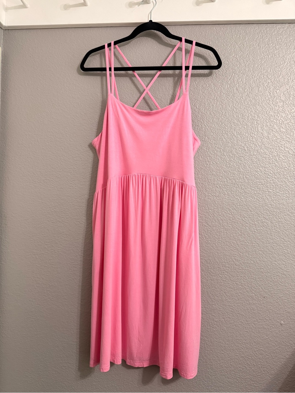 Old Navy Pink Spaghetti Strap Dress with Pockets